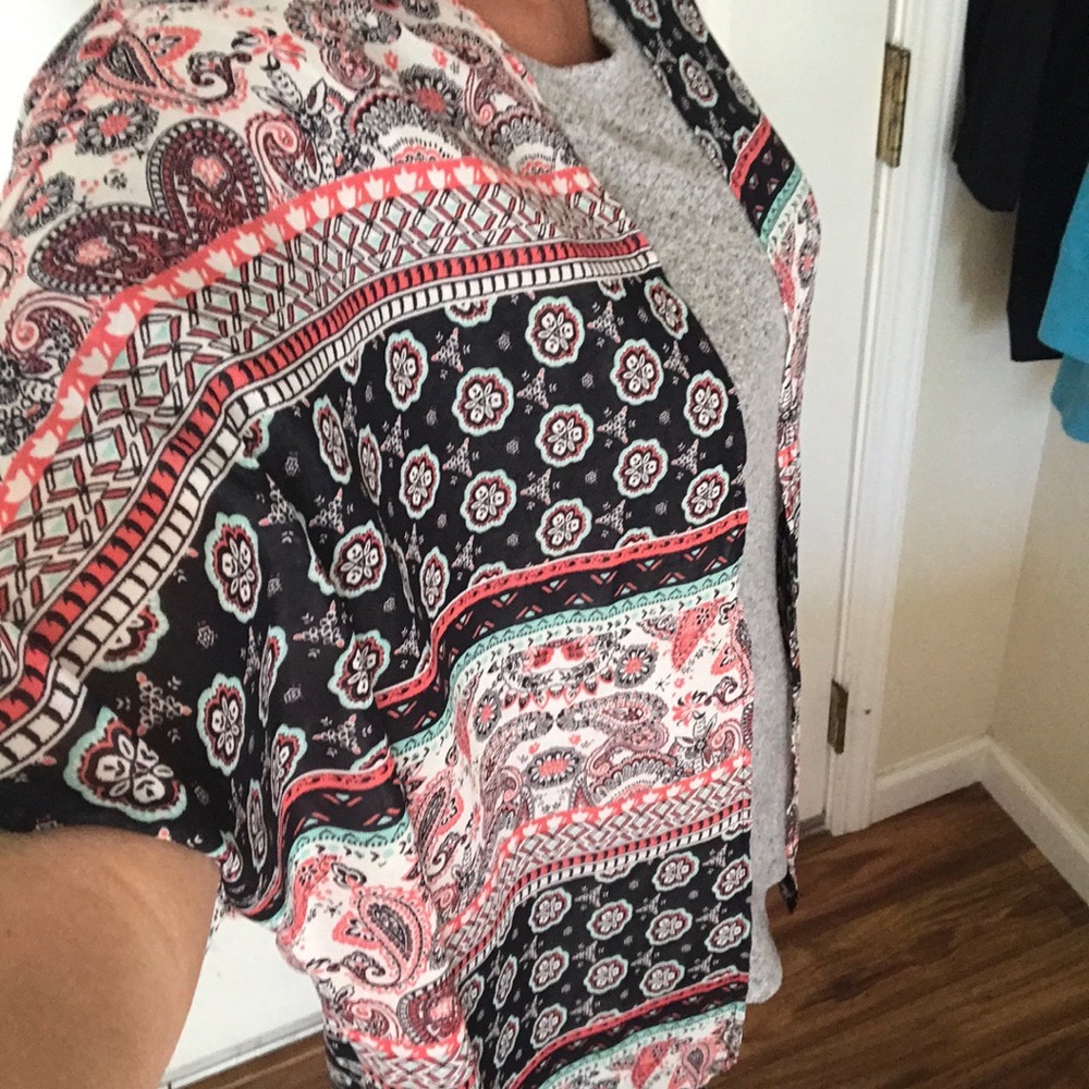 Paisley print Kimono